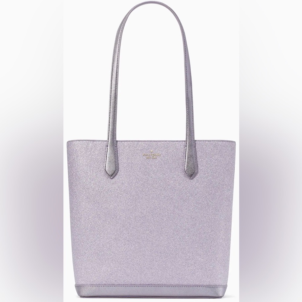 BNWT PURPLE GLITTER KATE SPADE TOTE